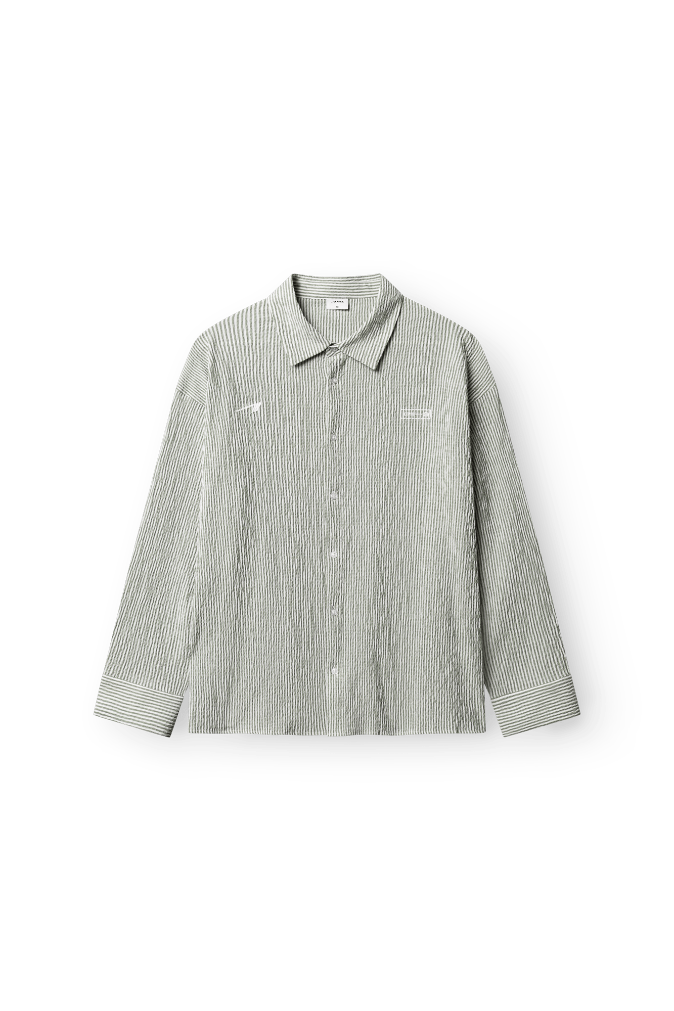 ARKK Apparel ARKK Logo Seersucker Shirt | Vintage Green Shirt